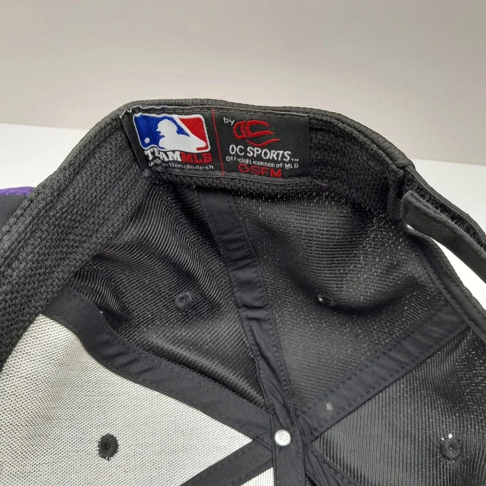 Colorado Rockies MLB Hat Cap Black‎ Adjustable Strapback OC Sports Baseball